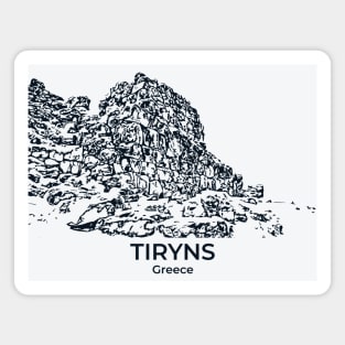 Tiryns - Greece Magnet